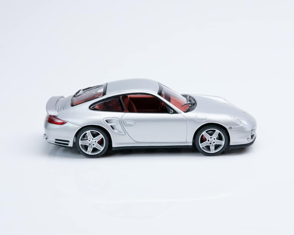 Porsche 911 Turbo (997) Scale Model Side View